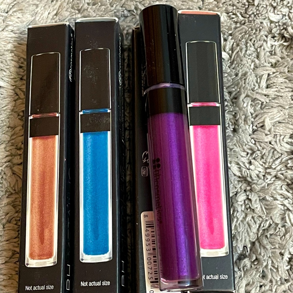 BH Cosmetics Metallic lip x 4